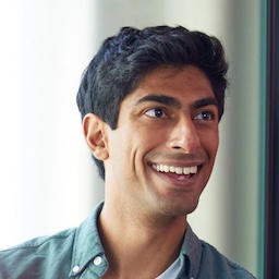 Akhil's face